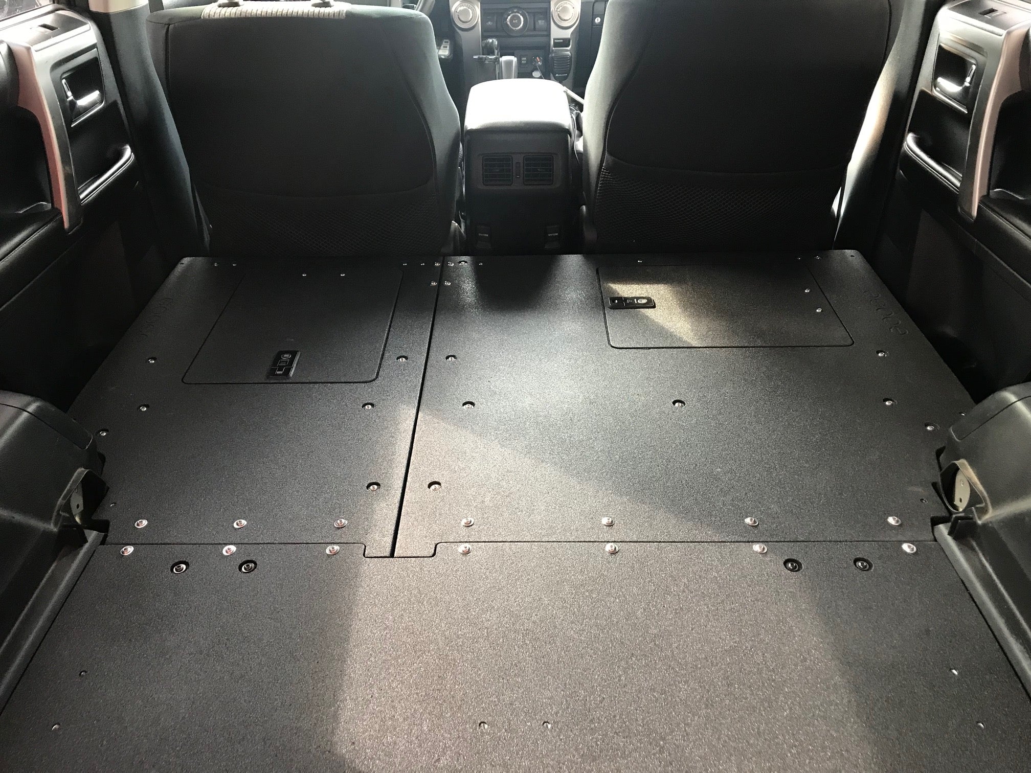 Toyota 4Runner 2010 - 2024 5th Gen. - Second Row Seat Delete Plate System - Spirit of 1876 - Goose Gear