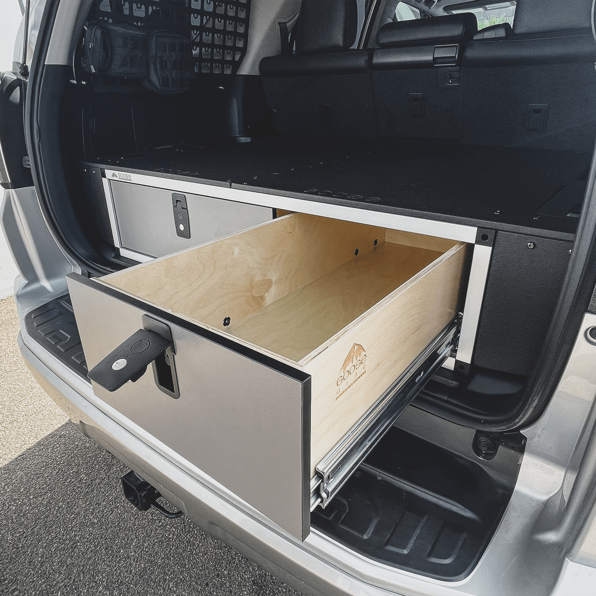 Toyota 4Runner 2010 - 2024 5th Gen. - Side x Side Drawer Module with Fitted Top Plate - Spirit of 1876 - Goose Gear