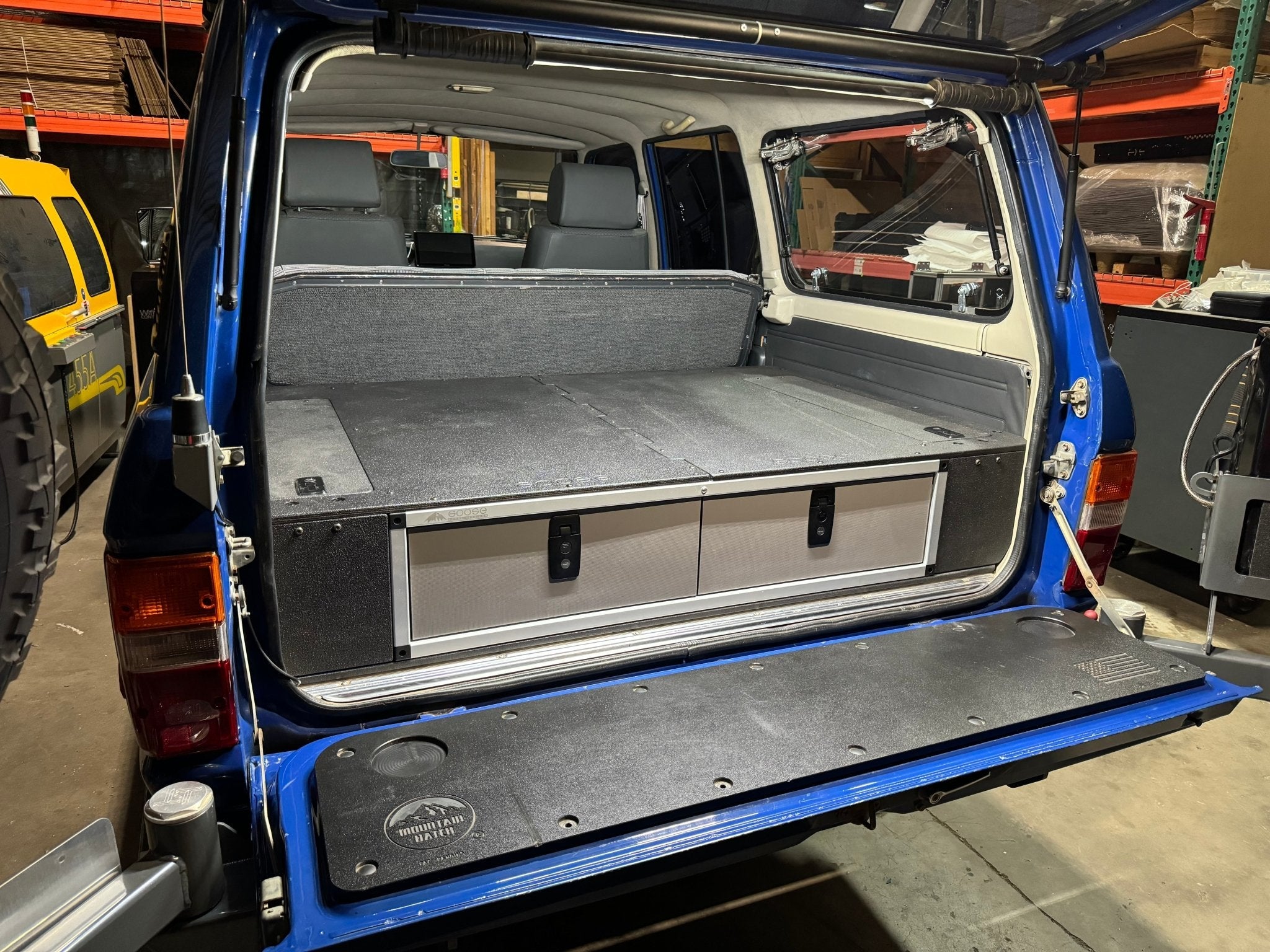 Toyota Land Cruiser 1980 - 1989 60 Series - Side x Side Drawer Module with Fitted Top Plate - 41 3/8"W x 9 - 1/2"H x 40"D - Spirit of 1876 - Goose Gear
