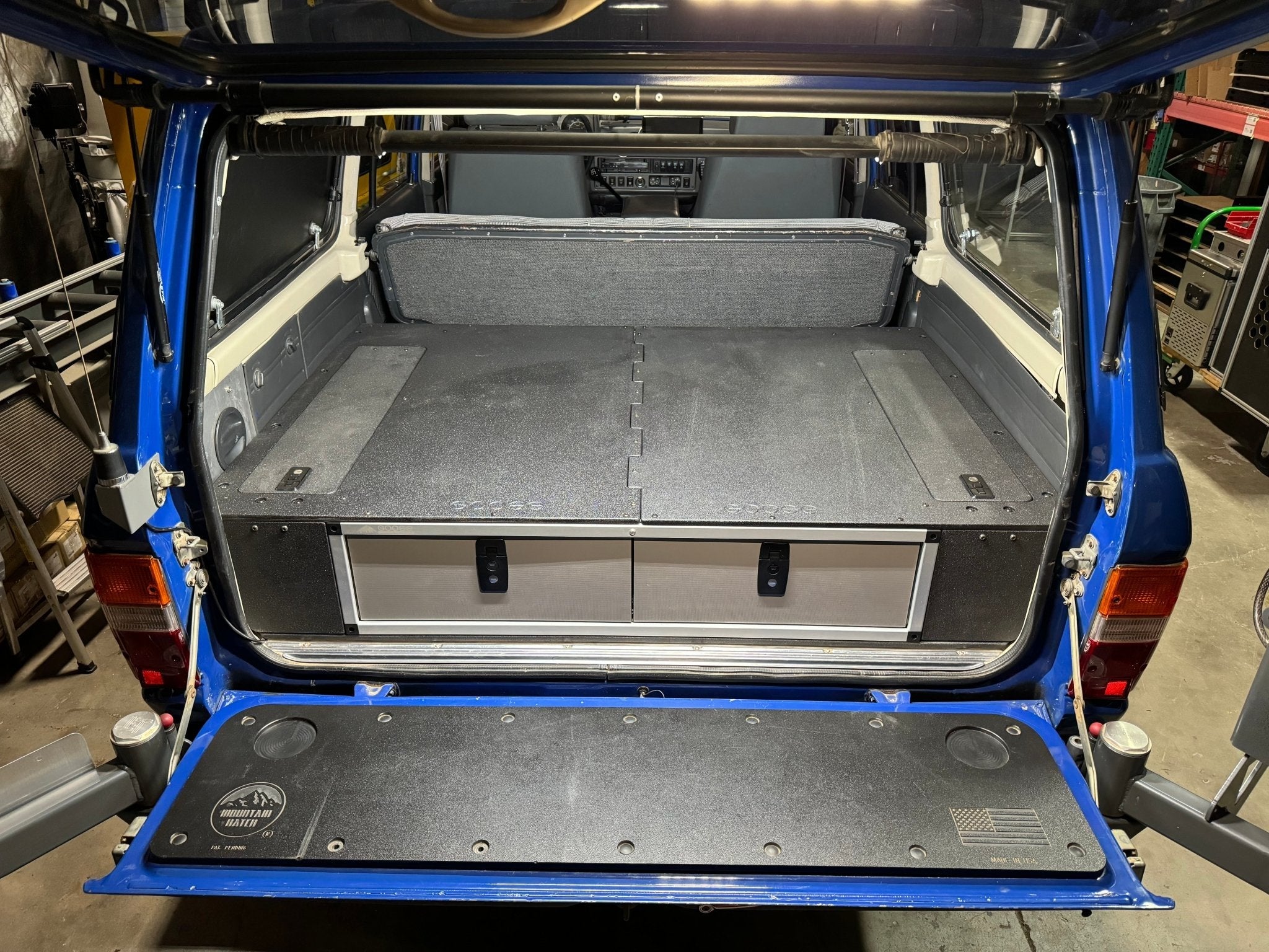 Toyota Land Cruiser 1980 - 1989 60 Series - Side x Side Drawer Module with Fitted Top Plate - 41 3/8"W x 9 - 1/2"H x 40"D - Spirit of 1876 - Goose Gear