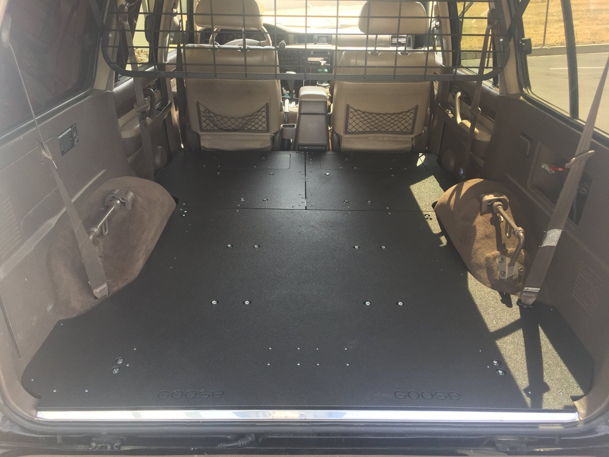 Toyota Land Cruiser 1991 - 1997 80 Series - Second Row Seat Delete Plate System - Spirit of 1876 - Goose Gear