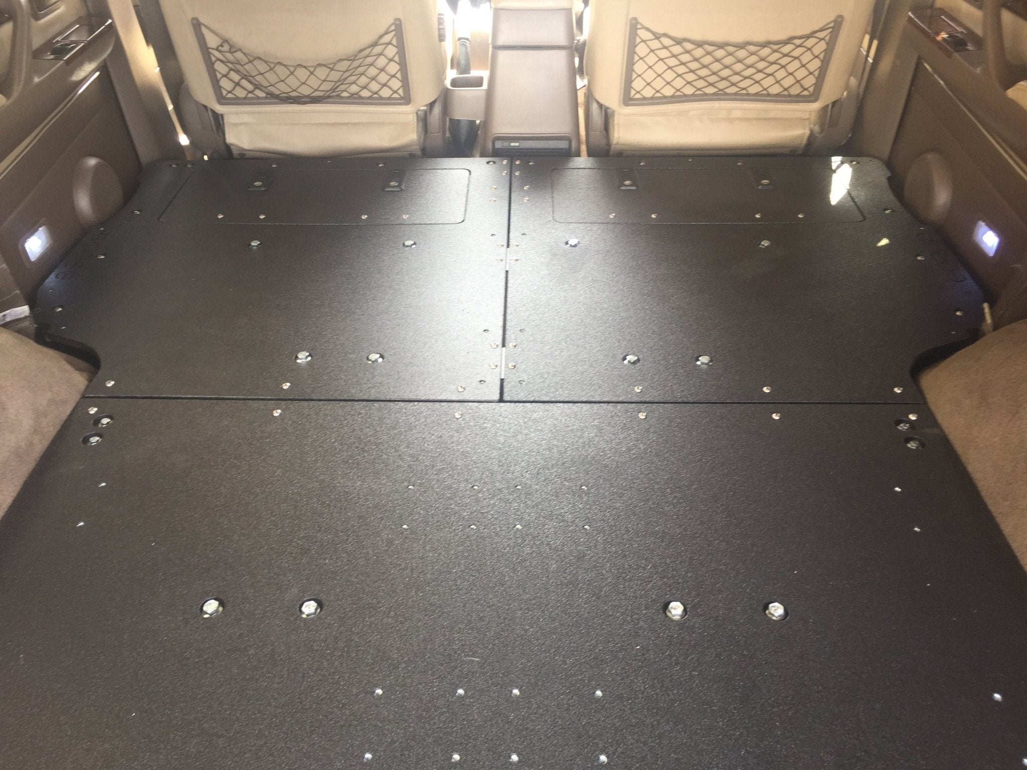 Toyota Land Cruiser 1991 - 1997 80 Series - Second Row Seat Delete Plate System - Spirit of 1876 - Goose Gear