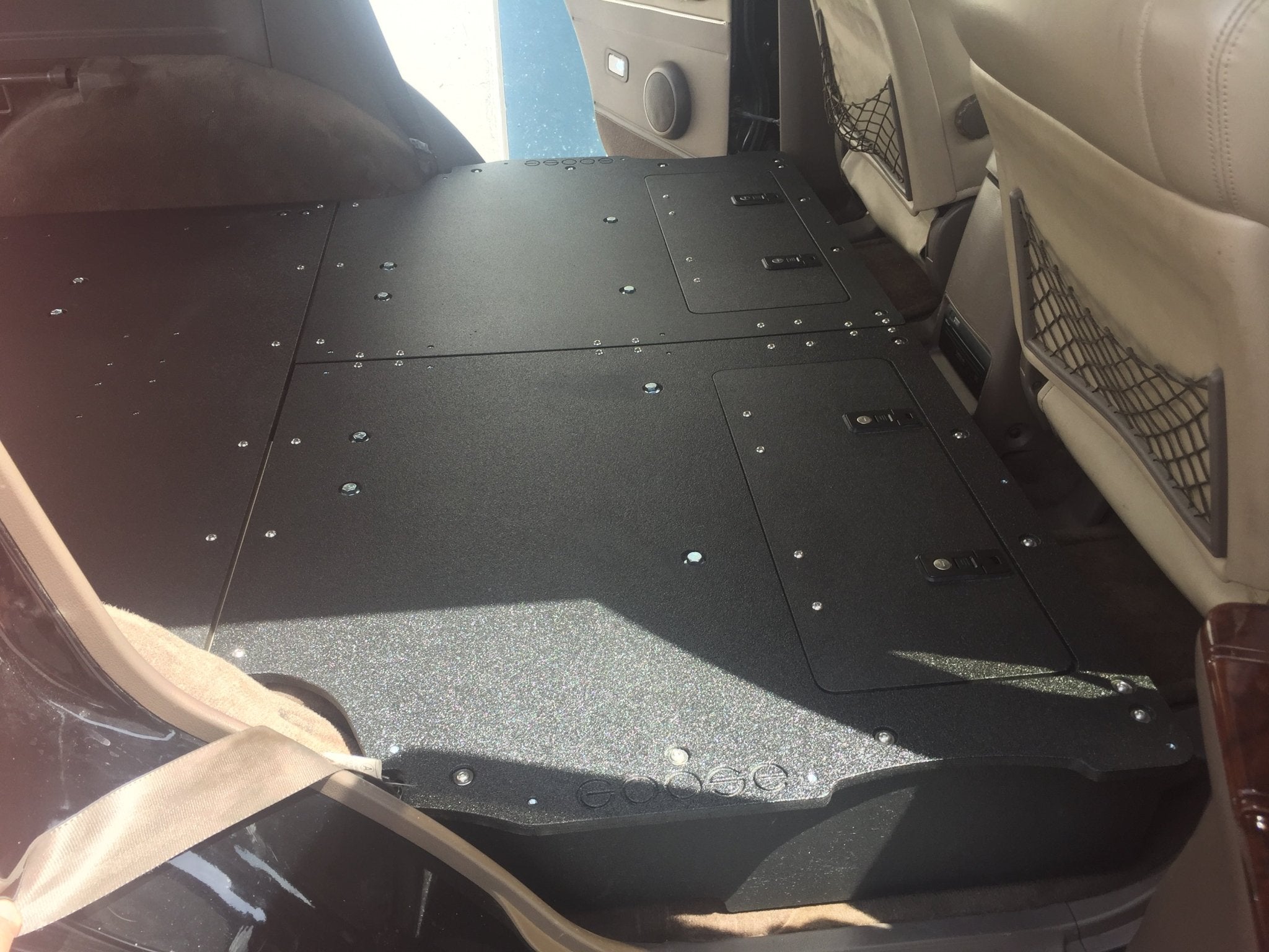 Toyota Land Cruiser 1991 - 1997 80 Series - Second Row Seat Delete Plate System - Spirit of 1876 - Goose Gear