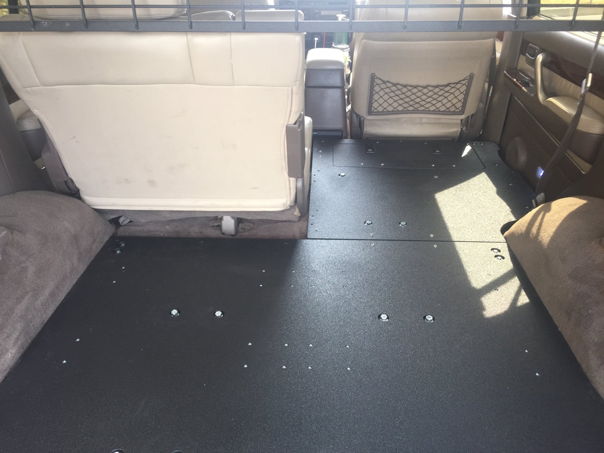 Toyota Land Cruiser 1991 - 1997 80 Series - Second Row Seat Delete Plate System - Spirit of 1876 - Goose Gear