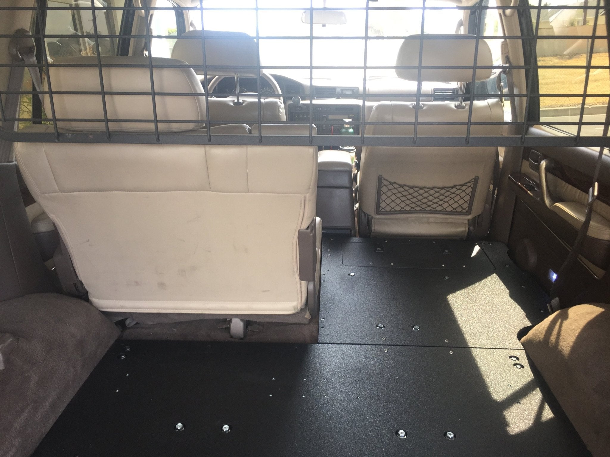 Toyota Land Cruiser 1991 - 1997 80 Series - Second Row Seat Delete Plate System - Spirit of 1876 - Goose Gear