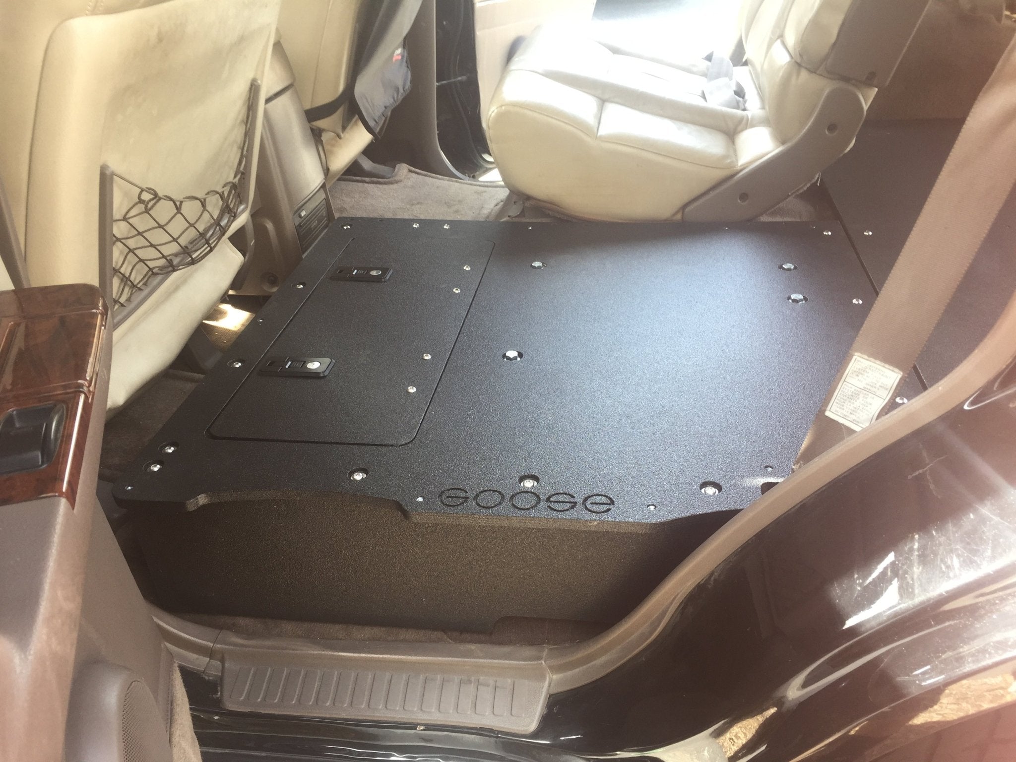 Toyota Land Cruiser 1991 - 1997 80 Series - Second Row Seat Delete Plate System - Spirit of 1876 - Goose Gear