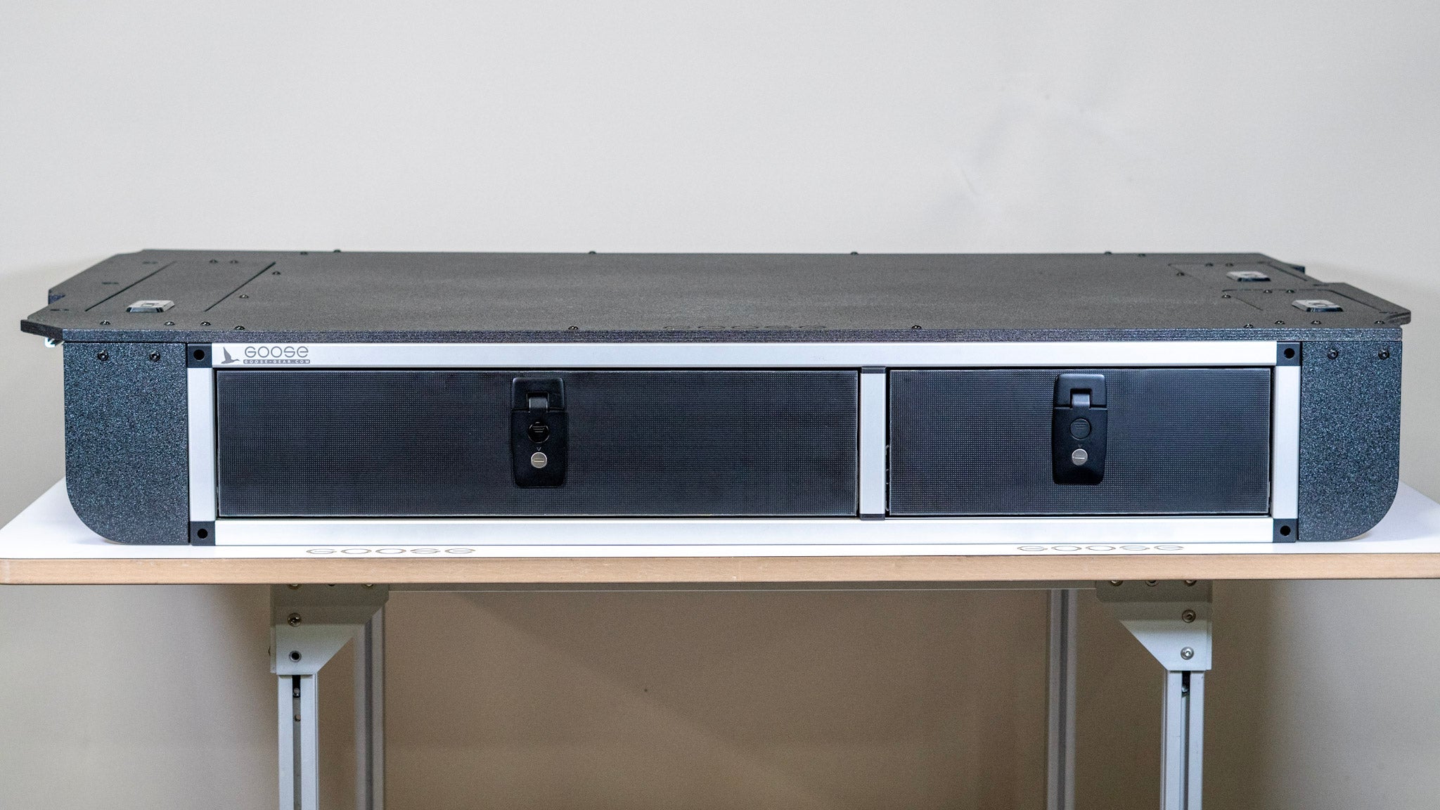 Toyota Land Cruiser 1998 - 2007 100 Series - Side x Side Drawer Module with Fitted Top Plate - Spirit of 1876 - Goose Gear