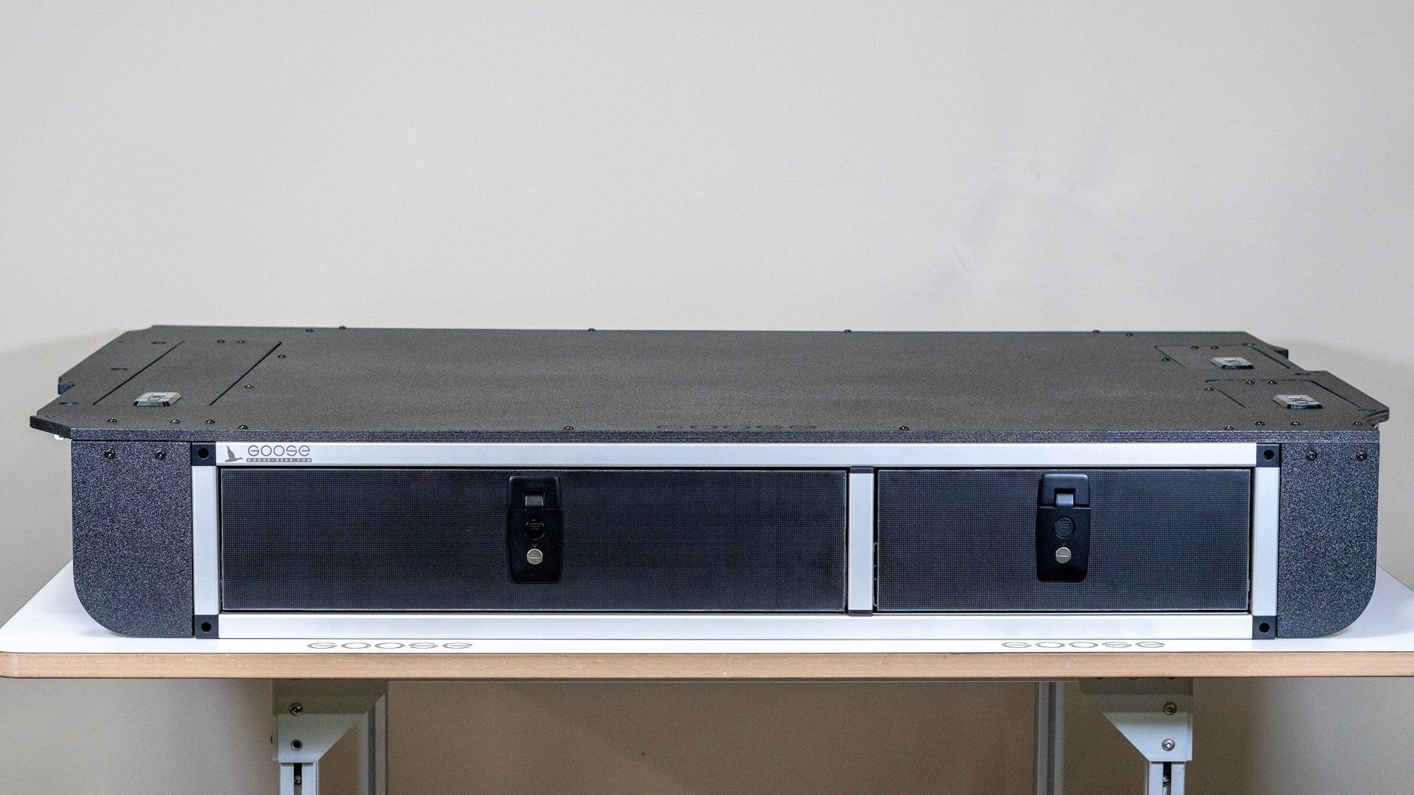 Toyota Land Cruiser 1998 - 2007 100 Series - Side x Side Drawer Module with Fitted Top Plate - Spirit of 1876 - Goose Gear
