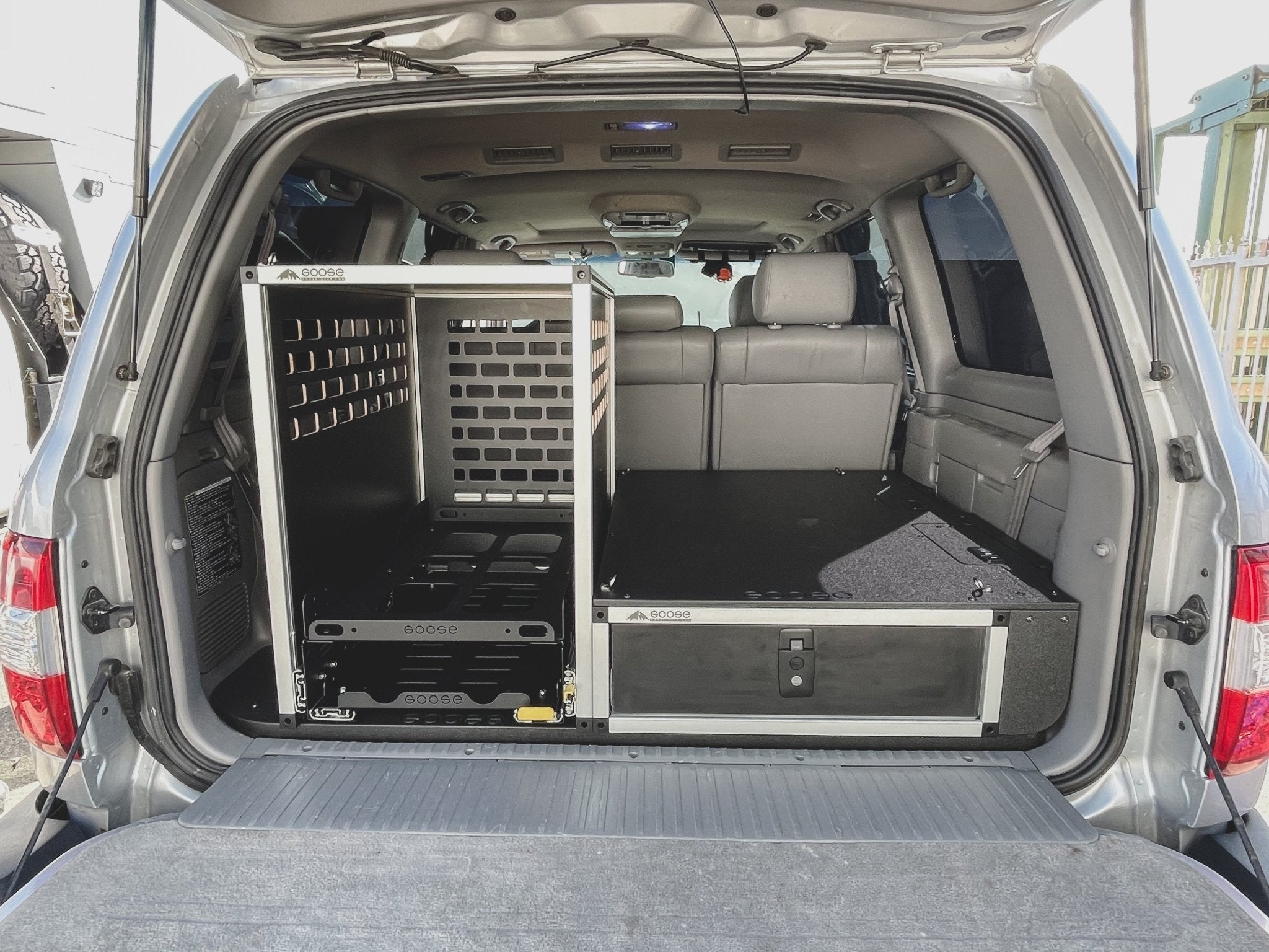 Toyota Land Cruiser 1998 - 2007 100 Series - Single Drawer Module with Fitted Top Plate - 24 - 3/16"W x 8"H x 40"D - Spirit of 1876 - Goose Gear