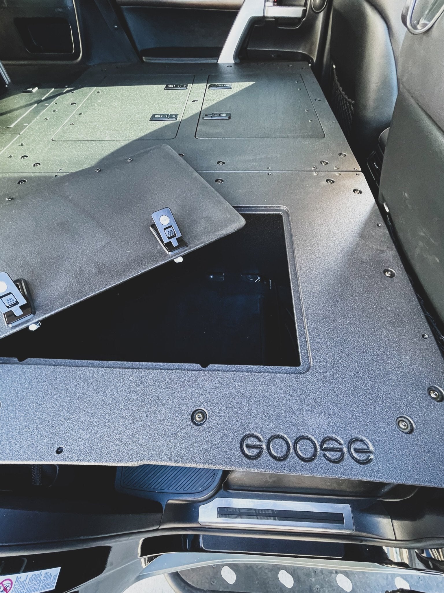 Toyota Land Cruiser 2008 - 2021 200 Series - Second Row Seat Delete Plate System - Module Height Platform - Spirit of 1876 - Goose Gear