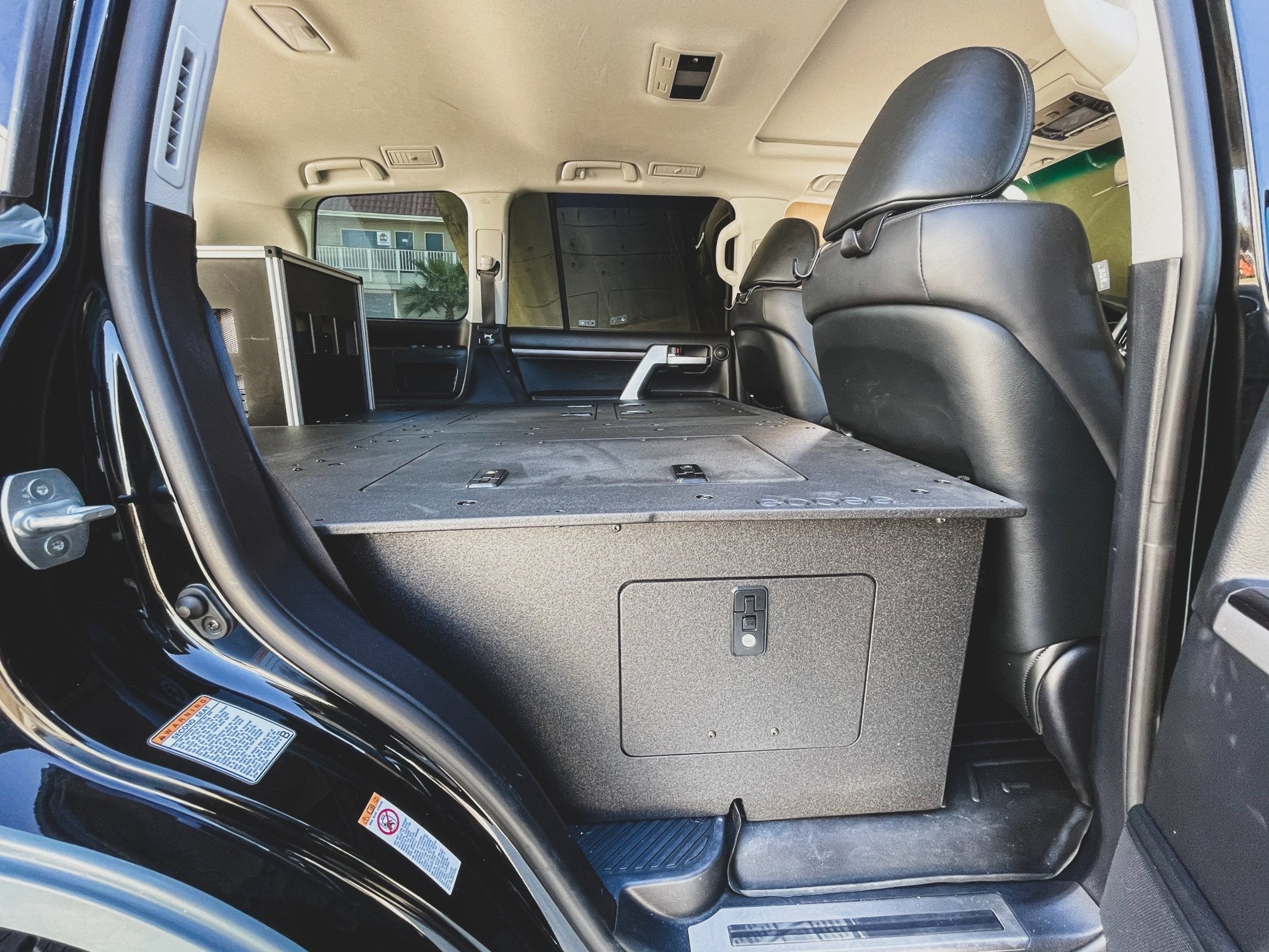 Toyota Land Cruiser 2008 - 2021 200 Series - Second Row Seat Delete Plate System - Module Height Platform - Spirit of 1876 - Goose Gear
