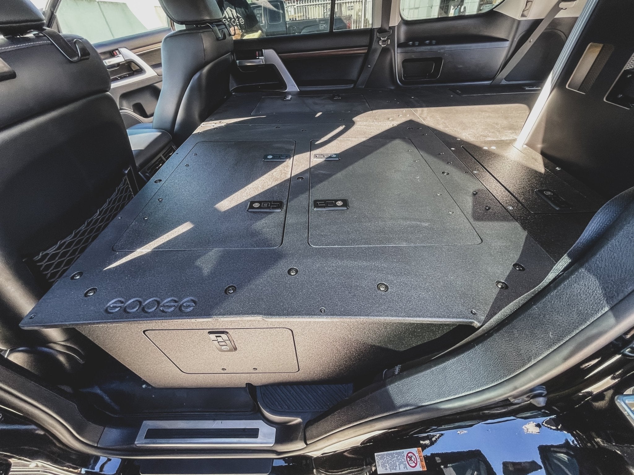 Toyota Land Cruiser 2008 - 2021 200 Series - Second Row Seat Delete Plate System - Module Height Platform - Spirit of 1876 - Goose Gear
