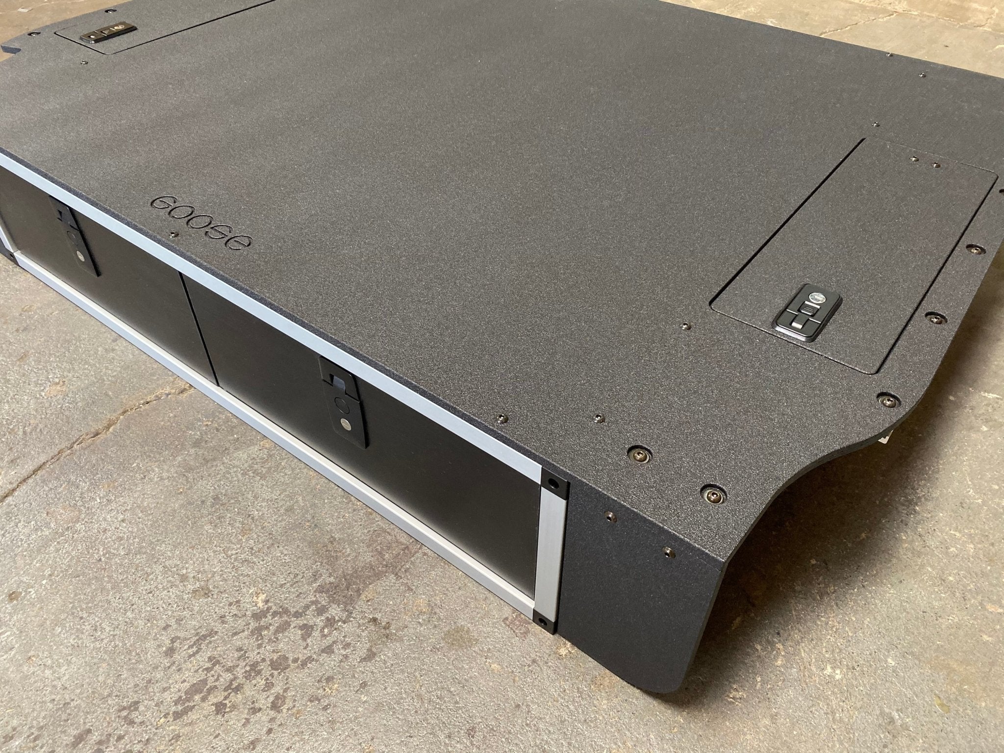 Toyota Land Cruiser 2008 - 2021 200 Series - Side x Side Drawer Module with Fitted Top Plate - Spirit of 1876 - Goose Gear