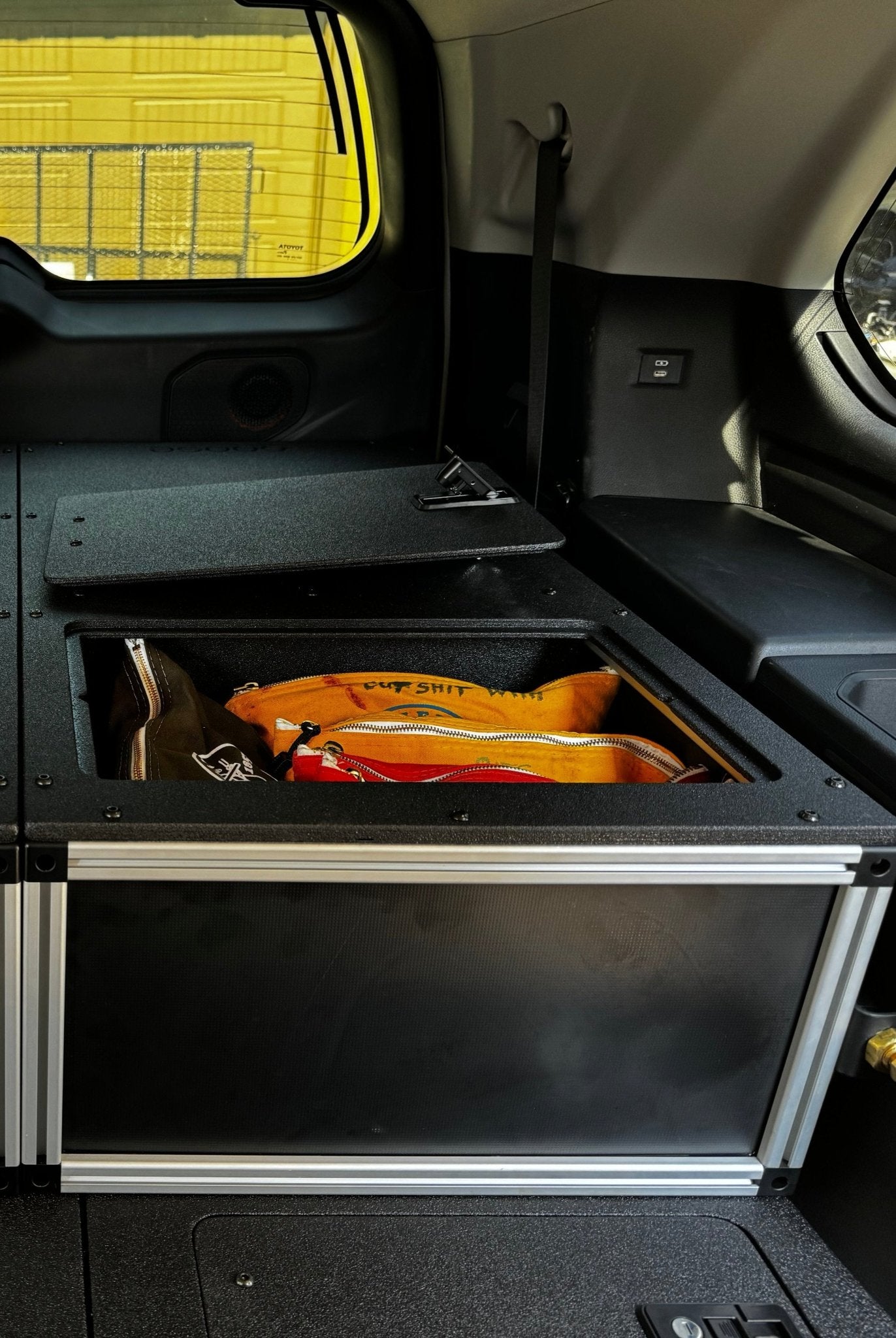 Toyota - Sequoia - 2023 - Present - 3rd Gen - Explore Series - Single Drawer - 19 - 3/16" Width x 38" Deep x 10" High - Drawer Module with Short Drawer 20" and Storage Space Behind Drawer - Spirit of 1876 - Goose Gear