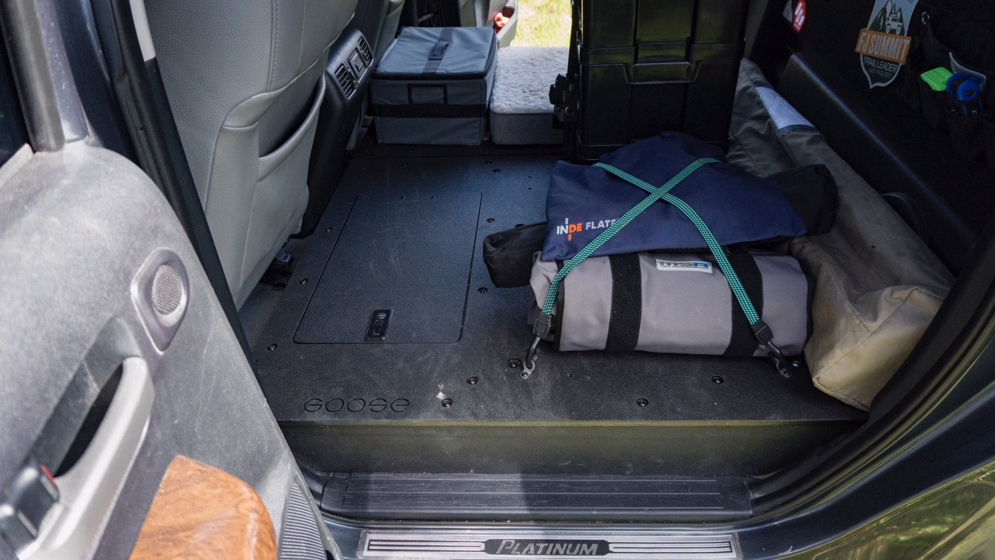Toyota Tundra 2007 - 2013 2nd Gen. CrewMax - Second Row Seat Delete Plate System - Spirit of 1876 - Goose Gear