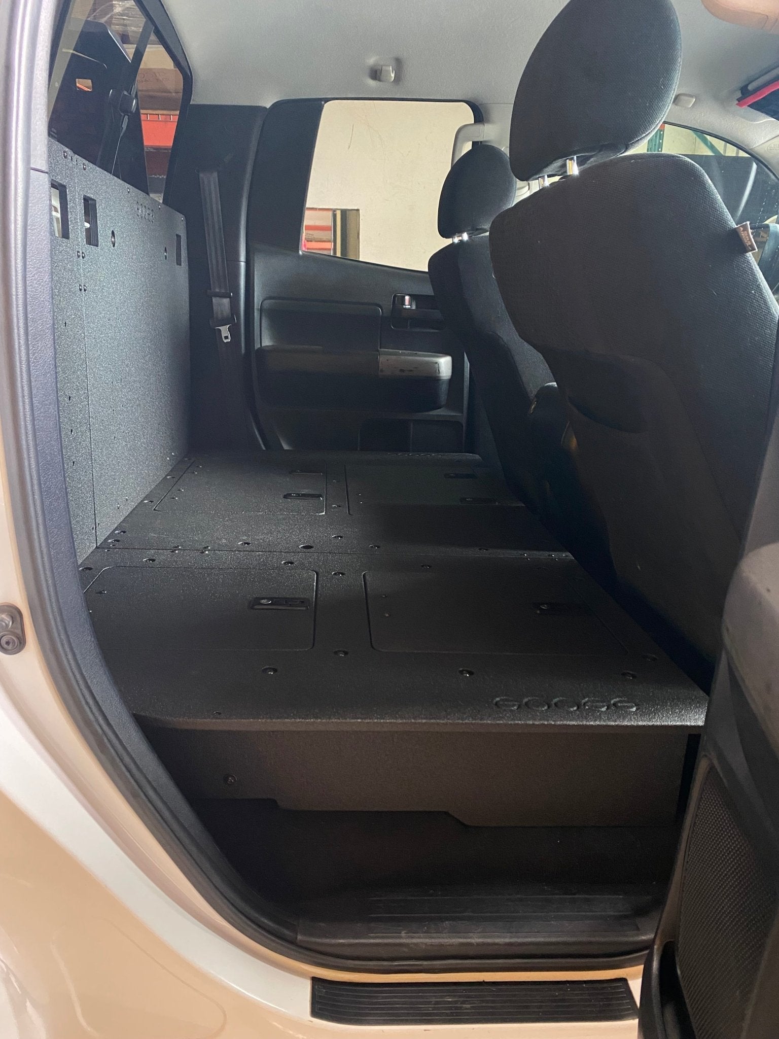Toyota Tundra 2007 - 2013 2nd Gen. Double Cab - Second Row Seat Delete Plate System - Spirit of 1876 - Goose Gear