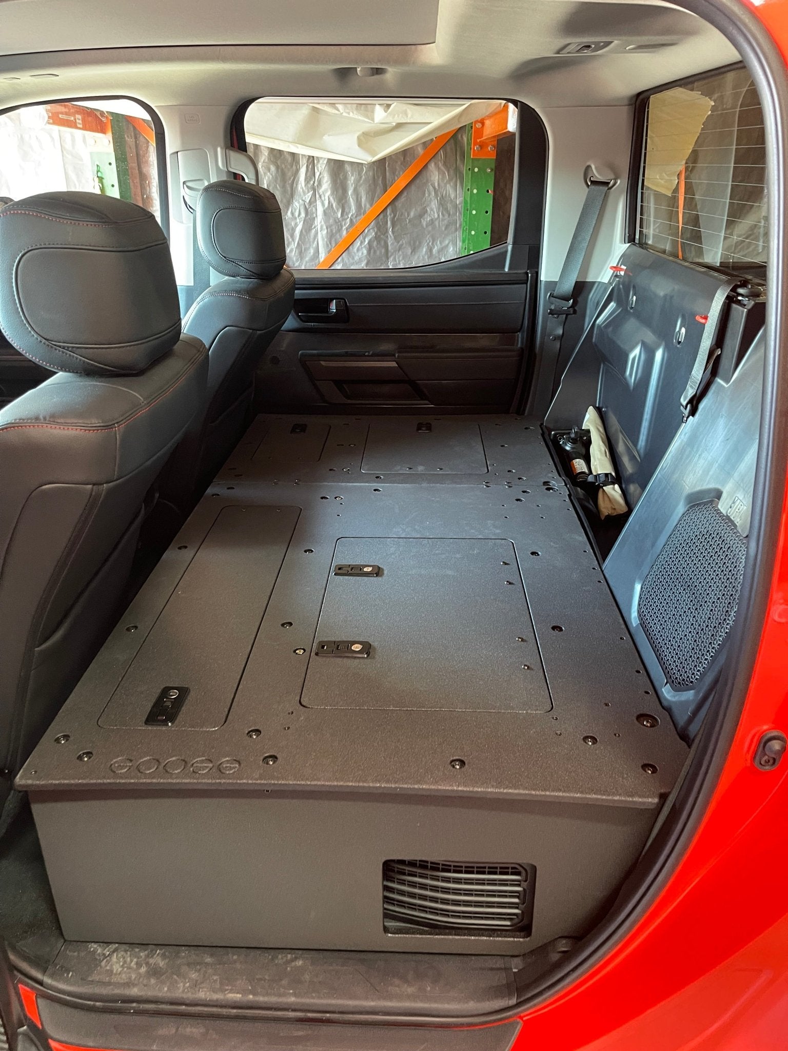 Toyota Tundra 2022 - Present 3rd Gen. CrewMax - Second Row Seat Delete Plate System - Spirit of 1876 - Goose Gear