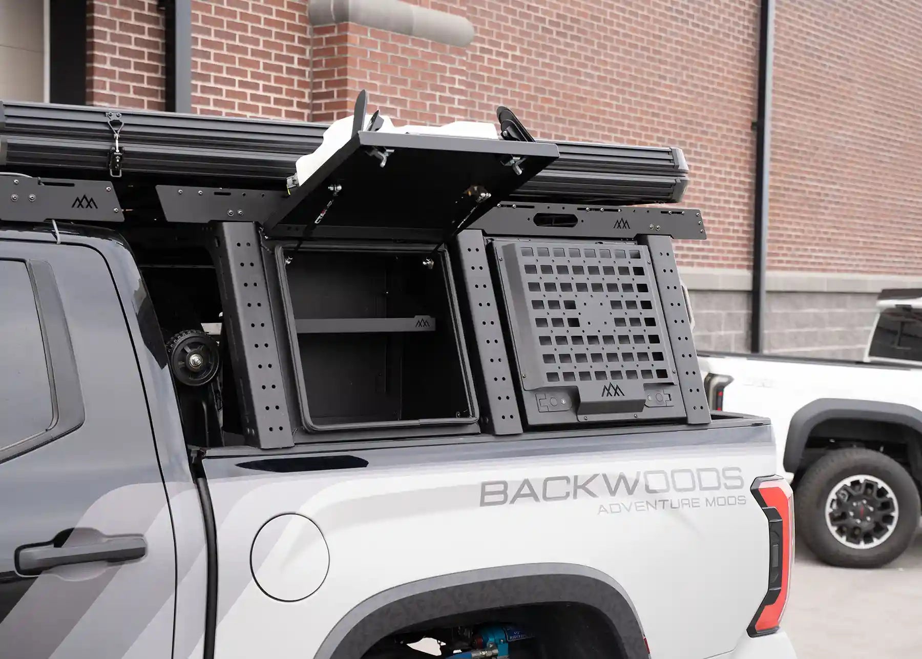 Toyota Tundra Bed Rack - Full Height - Spirit of 1876 - Backwoods Adventure Mods