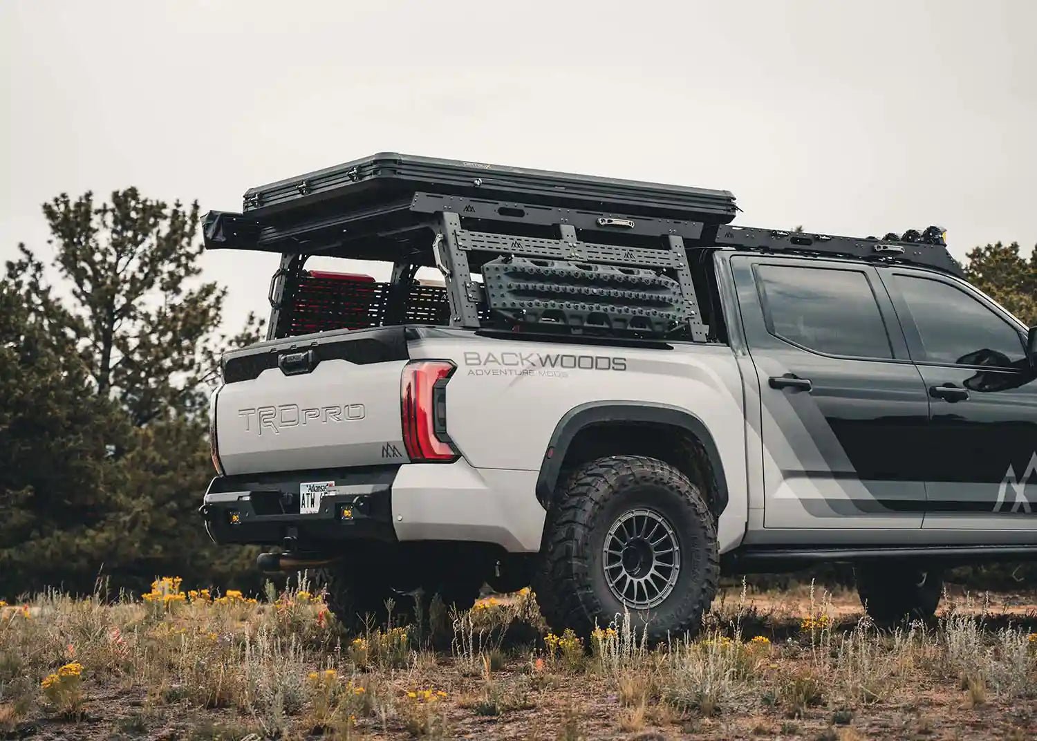 Toyota Tundra Bed Rack - Full Height - Spirit of 1876 - Backwoods Adventure Mods