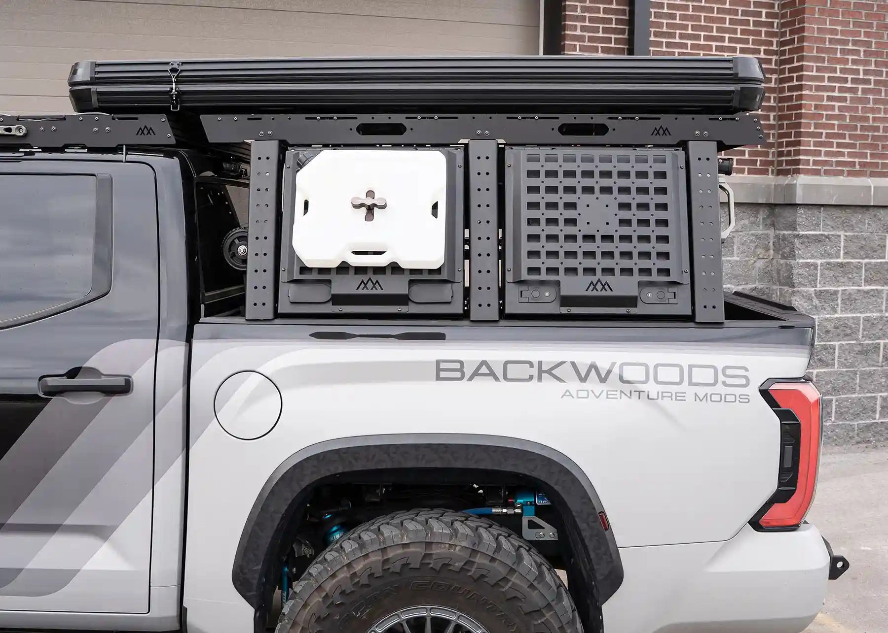 Toyota Tundra Bed Rack - Full Height - Spirit of 1876 - Backwoods Adventure Mods