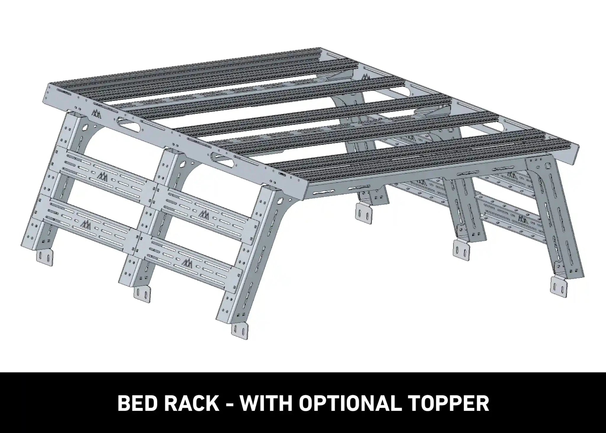 Toyota Tundra Bed Rack - Full Height - Spirit of 1876 - Backwoods Adventure Mods