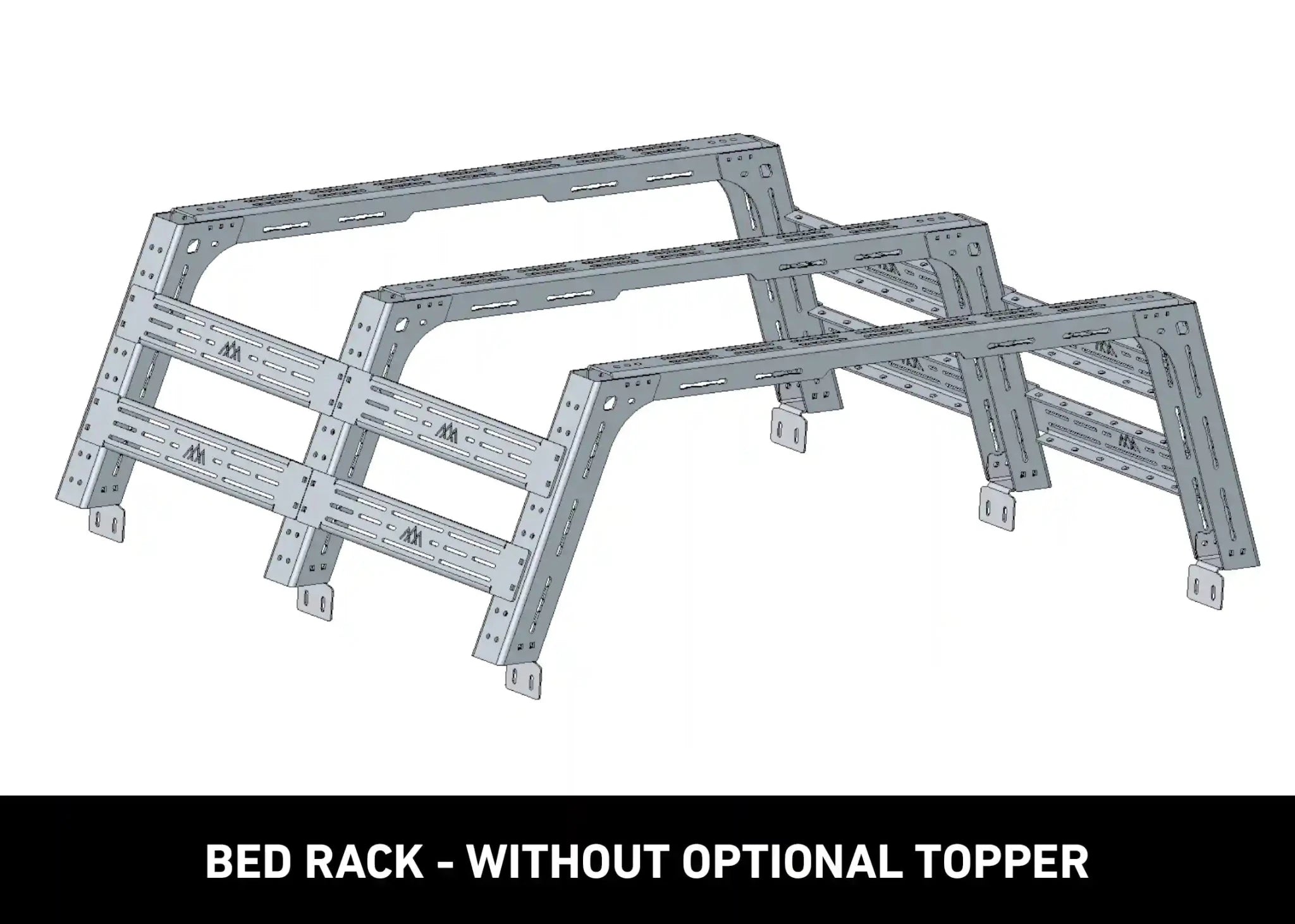 Toyota Tundra Bed Rack - Full Height - Spirit of 1876 - Backwoods Adventure Mods