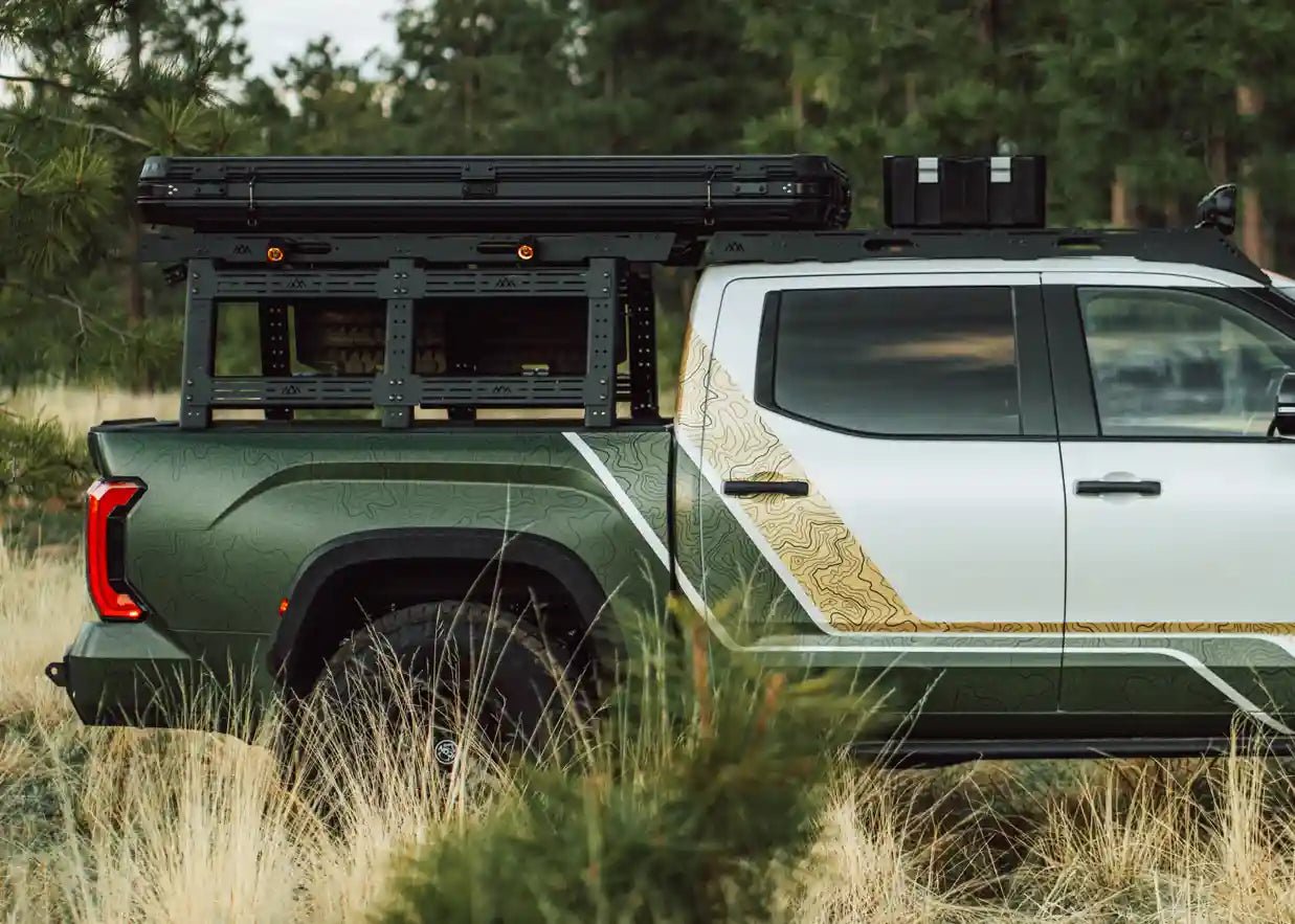 Toyota Tundra Bed Rack - Full Height - Spirit of 1876 - Backwoods Adventure Mods