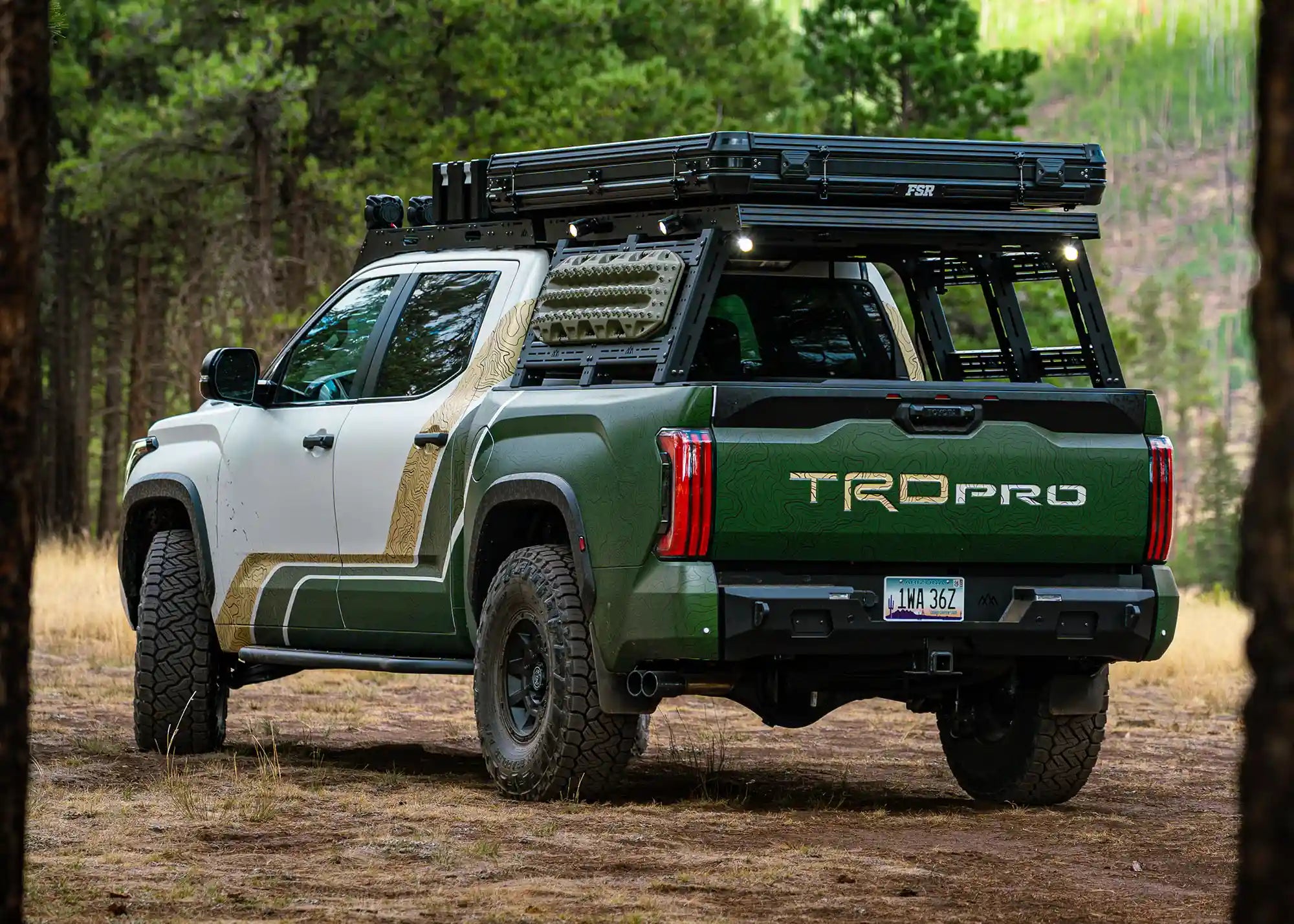 Toyota Tundra Bed Rack - Full Height - Spirit of 1876 - Backwoods Adventure Mods