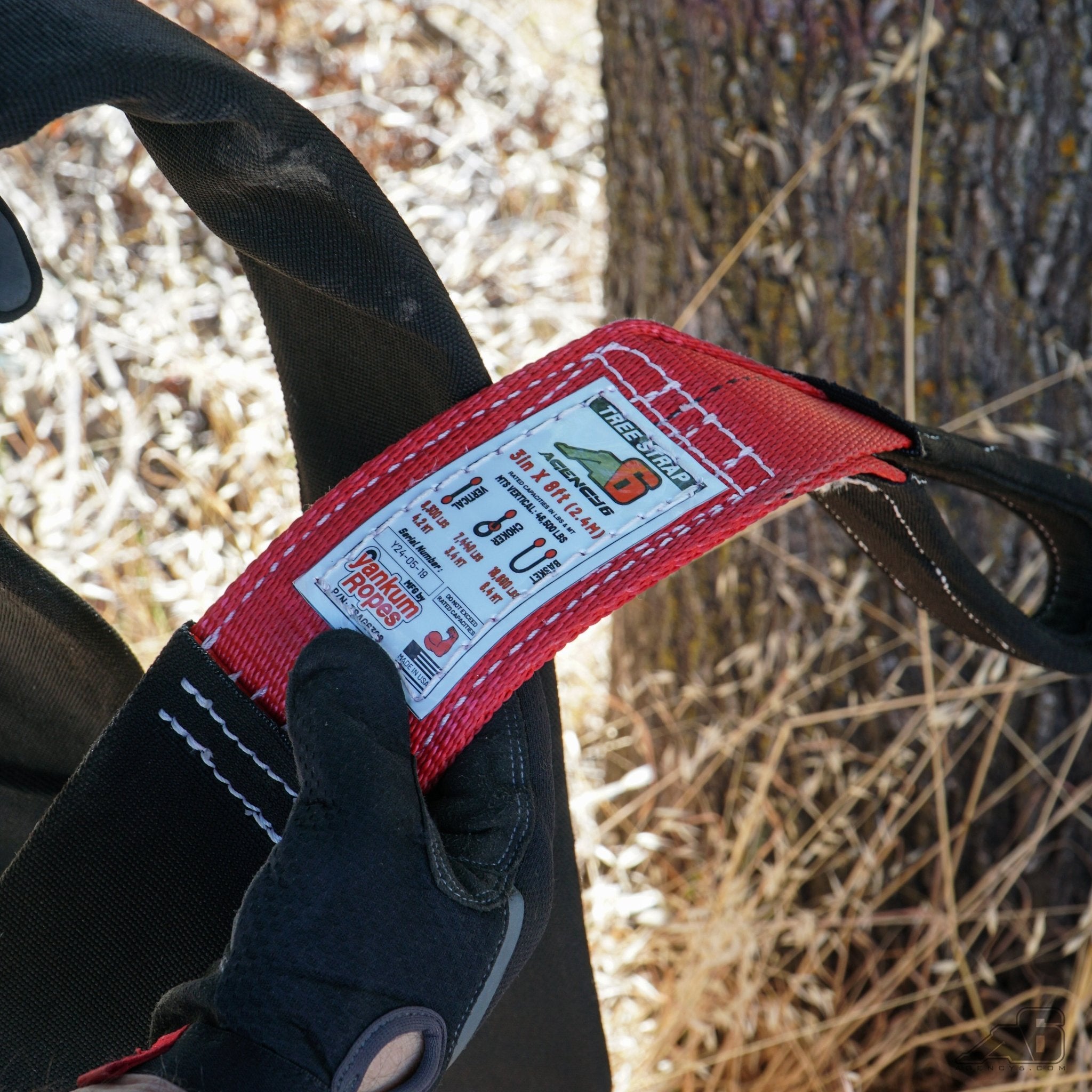 Tree strap - 3"x8' - 46,500 MTS - Spirit of 1876Agency6.com