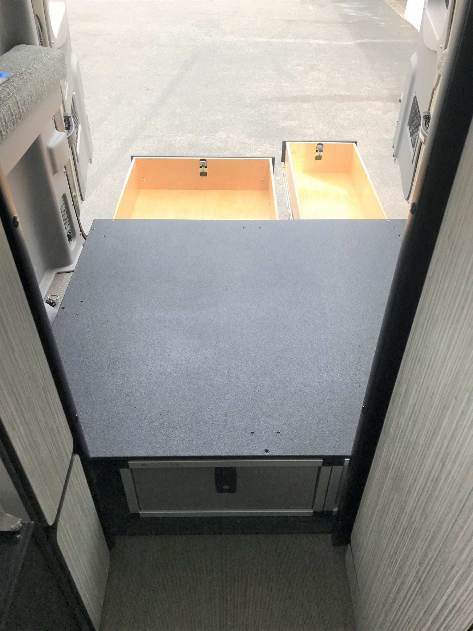Winnebago Revel 2017 - 2020 - Side x Side Base Drawer System - Spirit of 1876 - Goose Gear