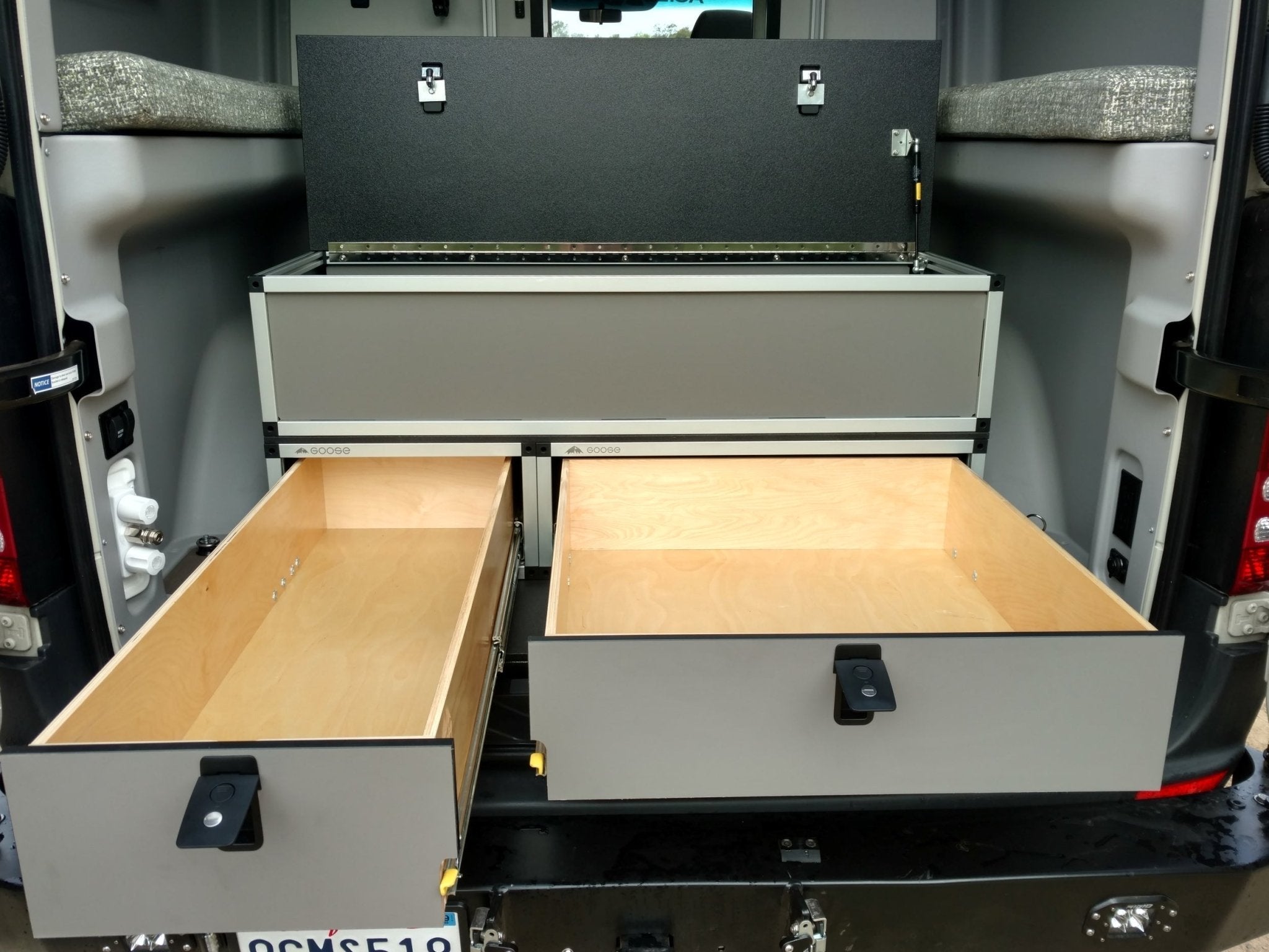 Winnebago Revel 2017 - 2020 - Top Utility Module Storage System - Spirit of 1876 - Goose Gear