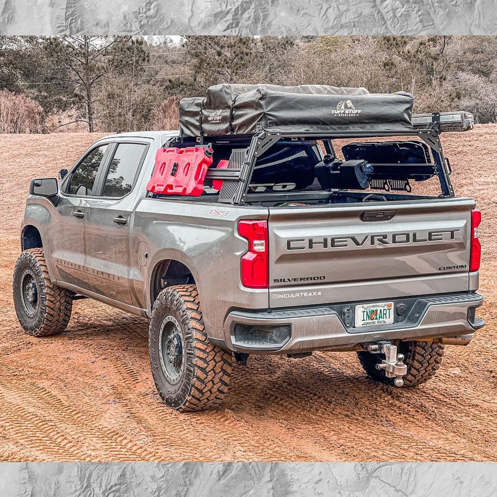 Xtrusion Overland - XTR1 Bed Rack for Retrax XR Cover - GM