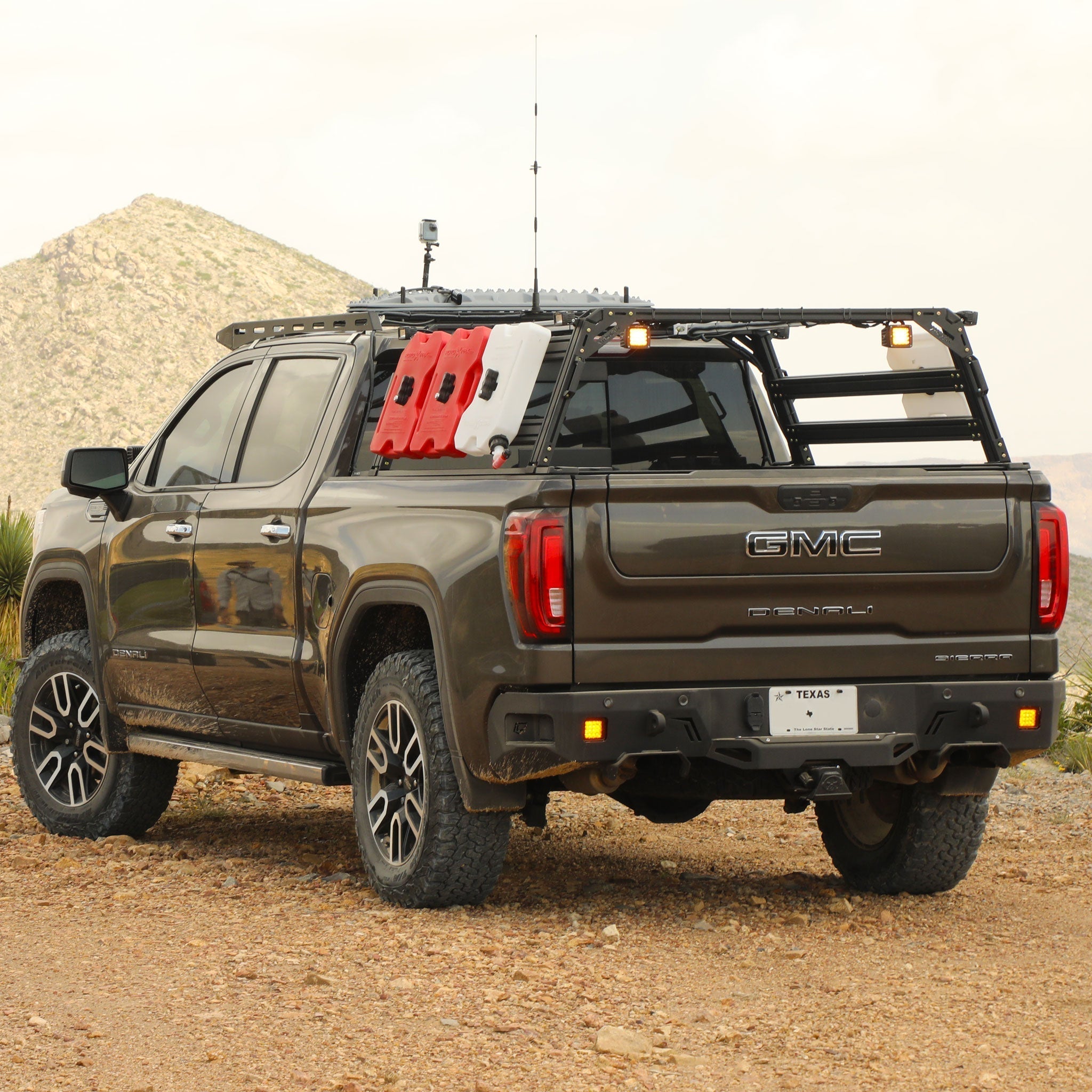 XTR1 Bed Rack for Retrax XR Cover - Chevrolet Silverado & GMC Sierra 2500HD / 3500HD - Spirit of 1876 - Xtrusion Overland
