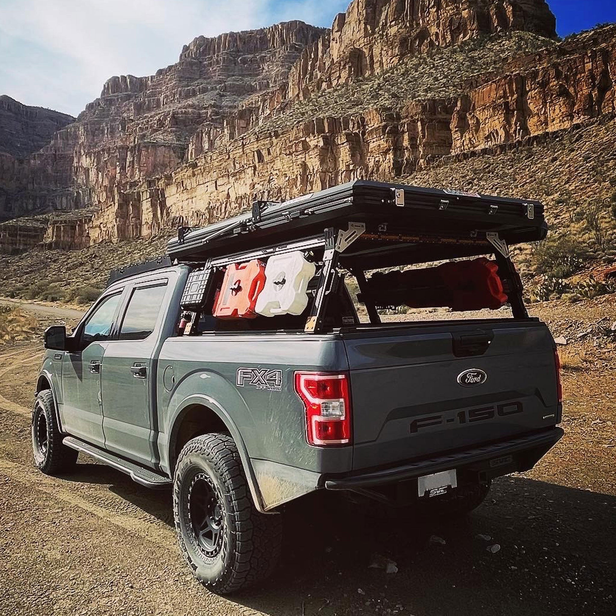XTR1 Bed Rack for Ford F - 150 - Spirit of 1876 - Xtrusion Overland