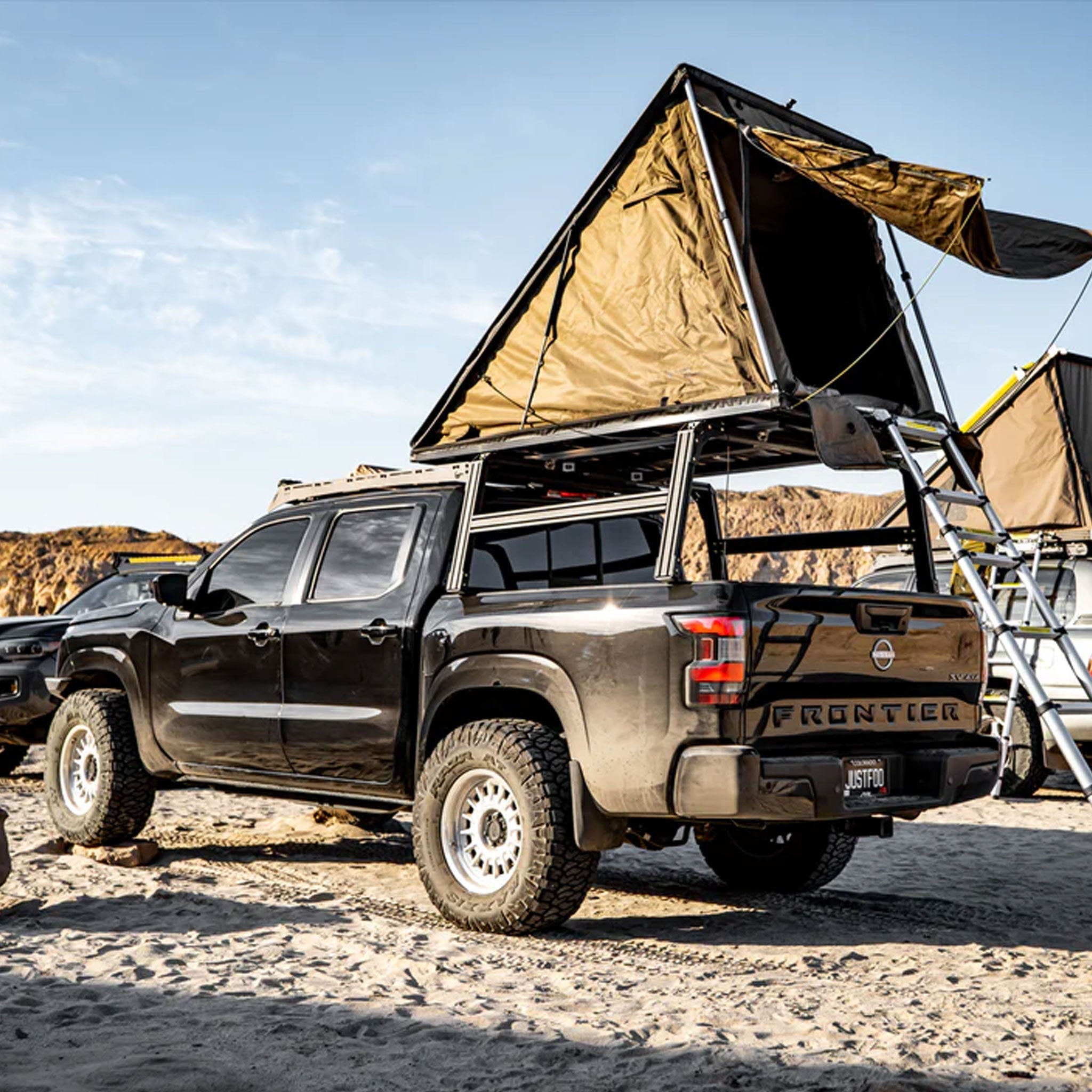 XTR1 Bed Rack for Nissan Frontier - Spirit of 1876 - Xtrusion Overland
