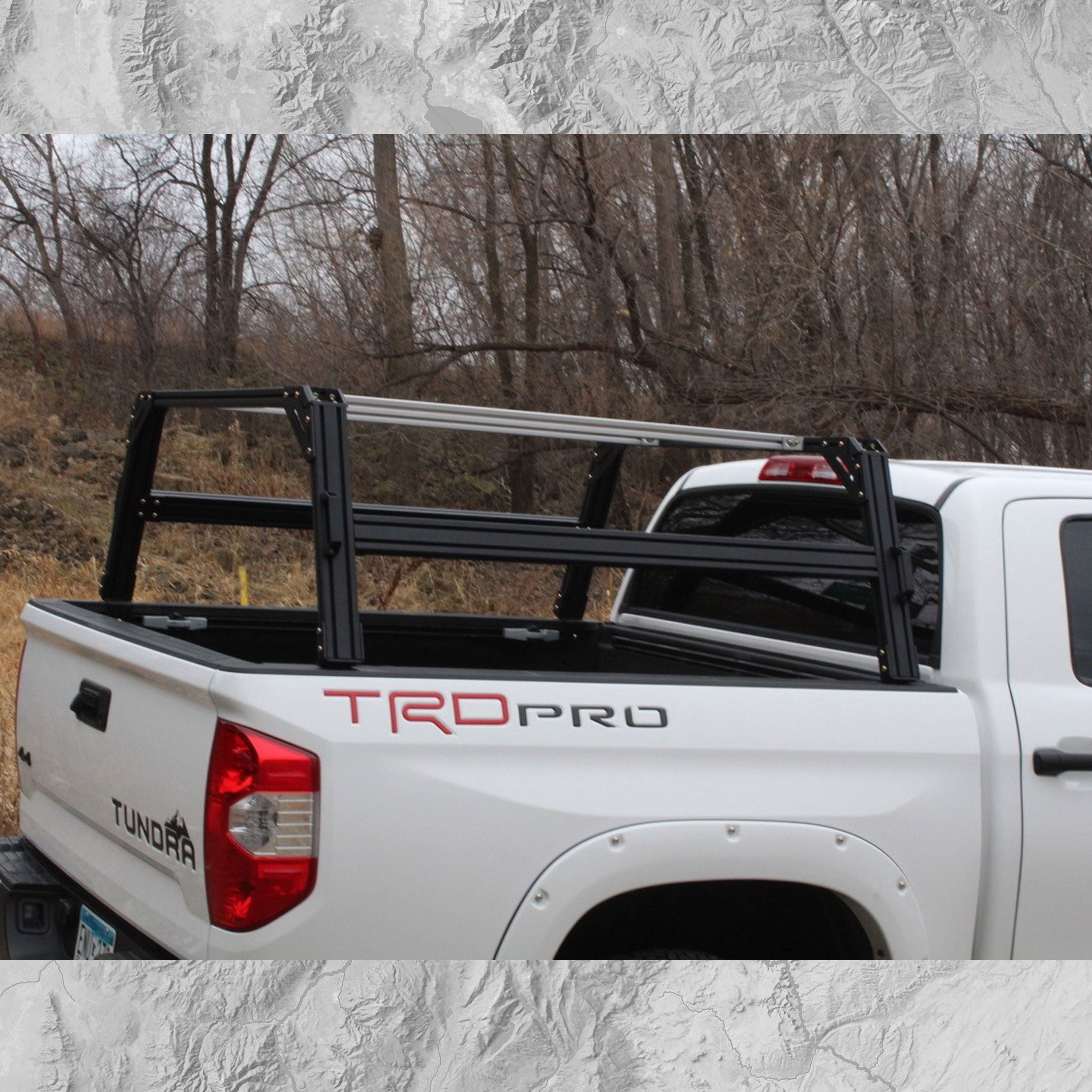XTR1 Bed Rack for Retrax XR Cover - Toyota Tundra - Spirit of 1876 - Xtrusion Overland