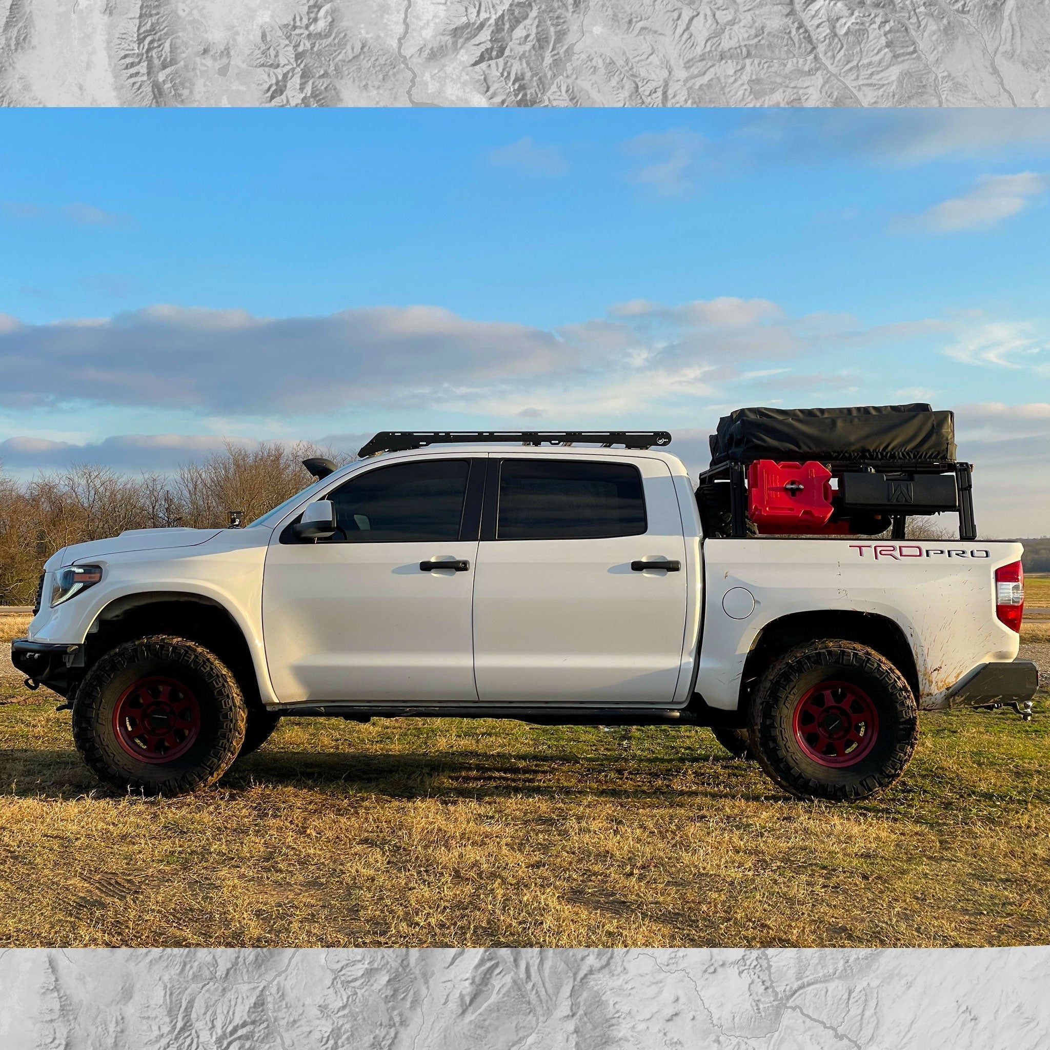 XTR1 Bed Rack for Retrax XR Cover - Toyota Tundra - Spirit of 1876 - Xtrusion Overland