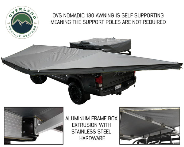 OVS 180 Awning with Bracket Kit for Mid - High Roofline Vans