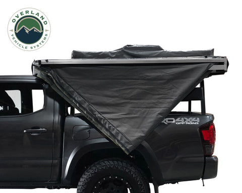 OVS Nomadic Awning 180 - Dark Gray Cover With Black Cover Universal
