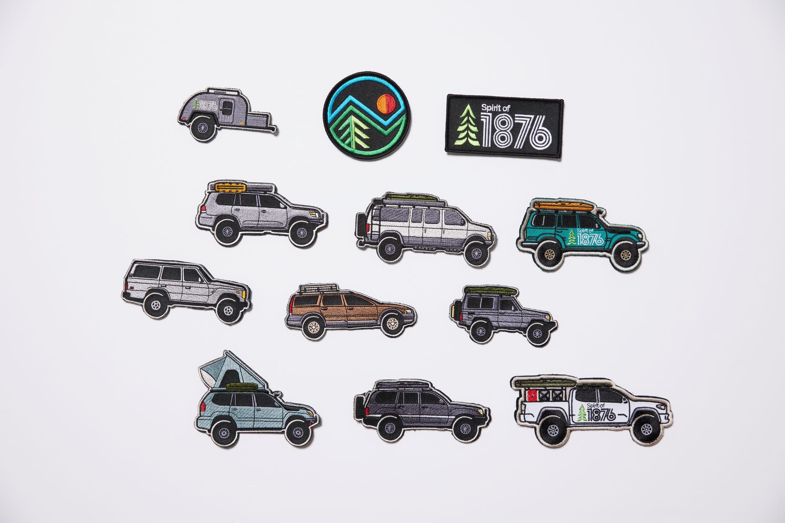 Durable Spirit of 1876 patch collection
