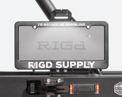 RigD License Plate Light Kit