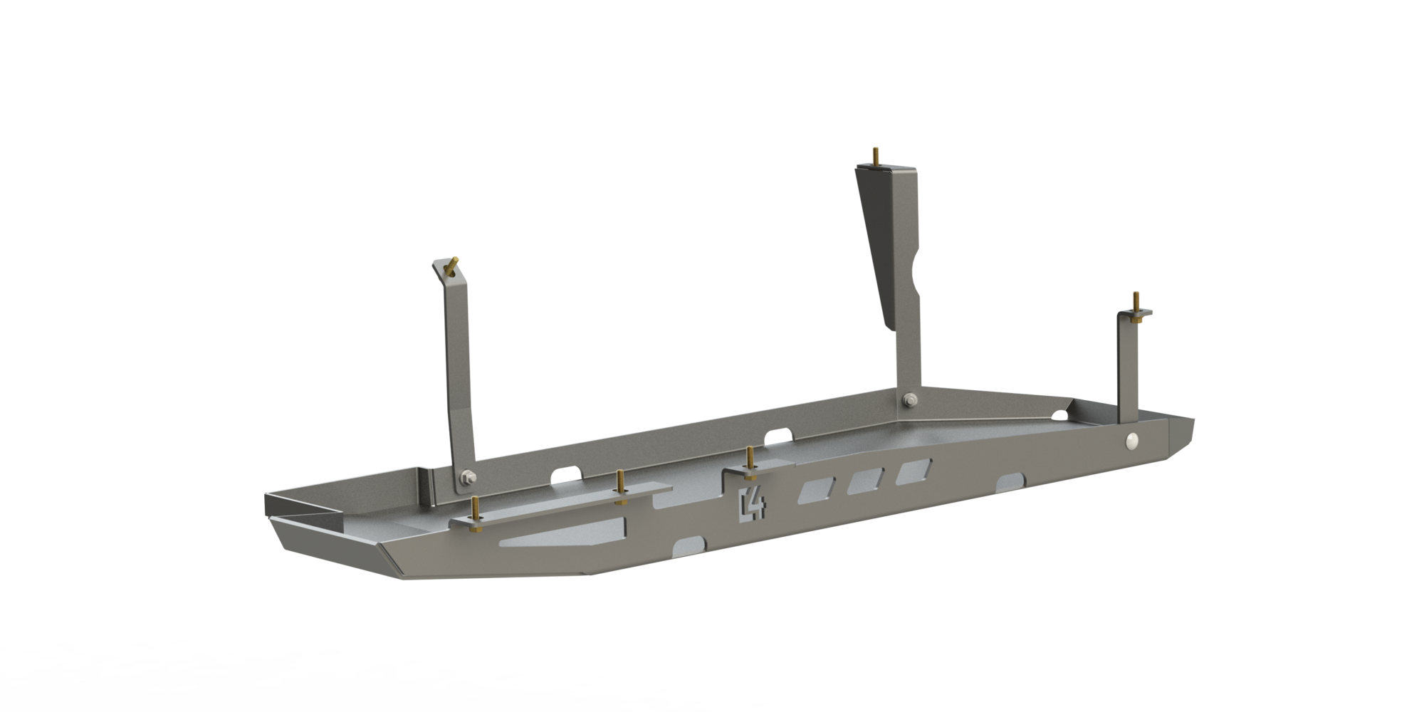 C4 Fabrication GX460 Fuel Tank Skid Plate