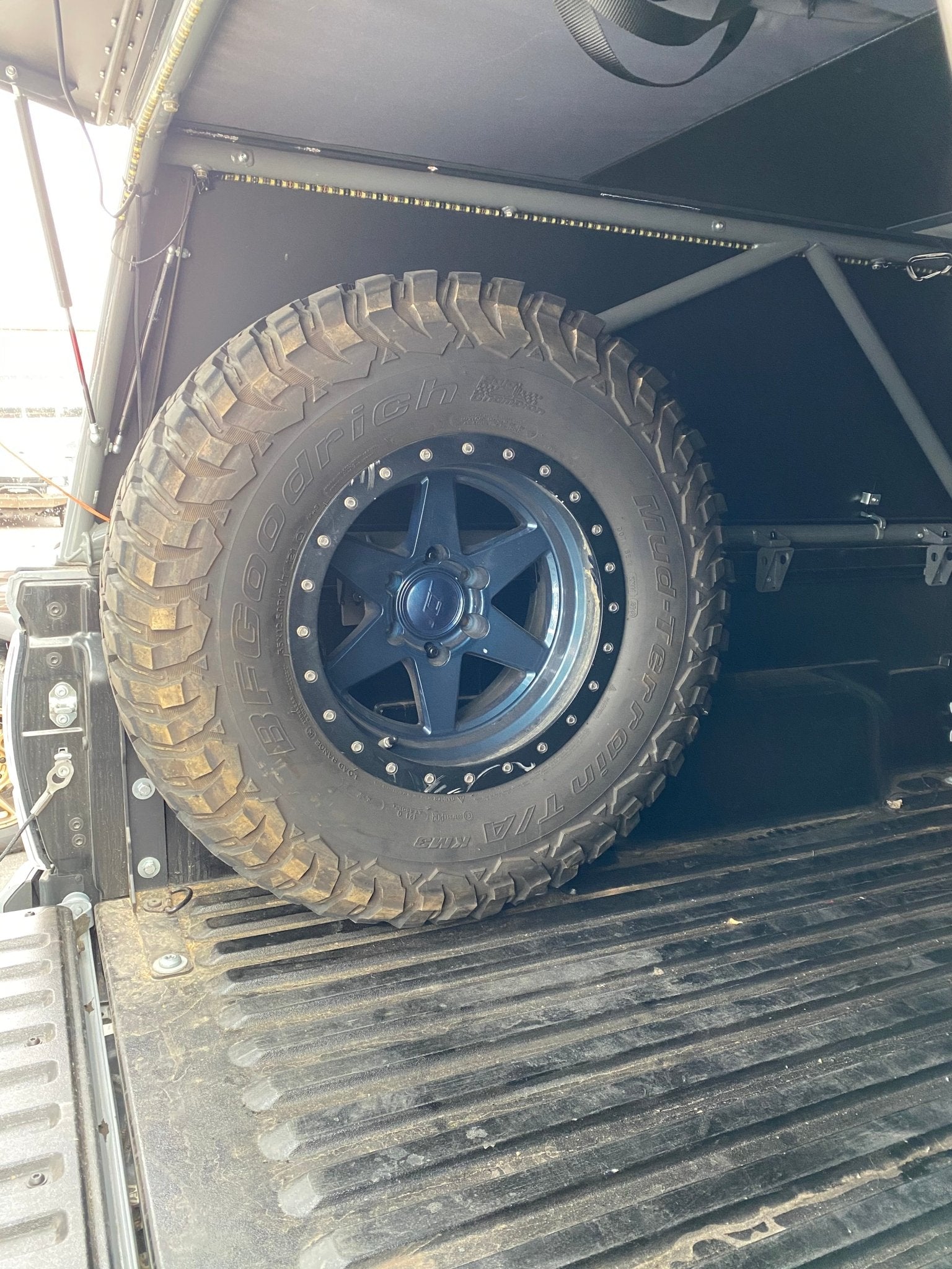 Shoe Rack V2 - Tacoma / Tundra Truck Bed Spare Mount - Spirit of 1876