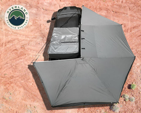 OVS 270 Passenger Side Awning with Bracket Kit for Mid - High Roofline Vans