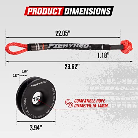 Soft Shackle & Recovery Ring Set