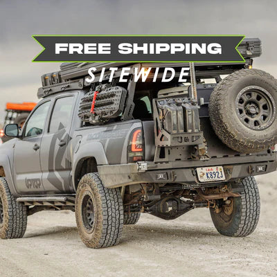 C4 Fabrication TACOMA OVERLAND SERIES HIGH CLEARANCE REAR BUMPER / 2ND GEN / 2005-2015