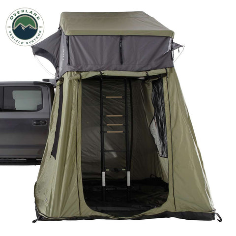 OVS Nomadic 2 Roof Top Tent Annex Green Base With Black Floor & Travel Cover