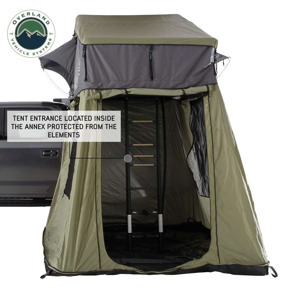 OVS Nomadic 3 Roof Top Tent Annex Green Base With Black
