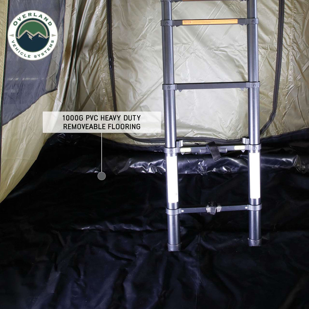 OVS Nomadic 3 Roof Top Tent Annex Green Base With Black OVS Nomadic 3 Roof Top Tent Annex Green Base With Black